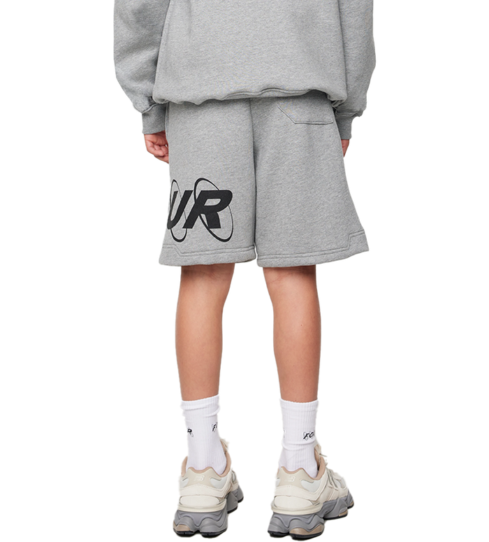 Big Circles Shorts Grijs/zwart