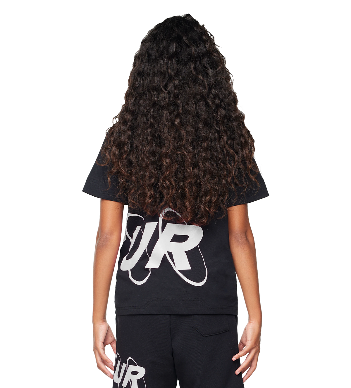 Big Circles  T-shirt Zwart/Wit