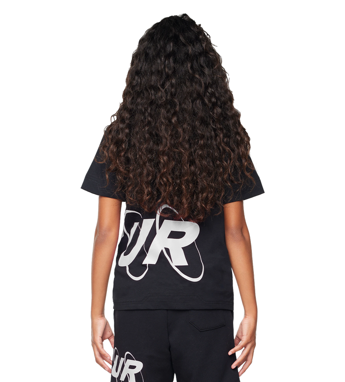 Big Circles  T-shirt Zwart/Wit