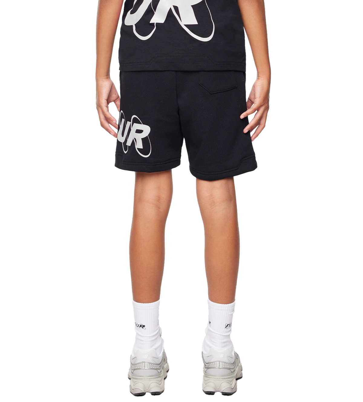 Big Circles  Shorts Zwart/wit