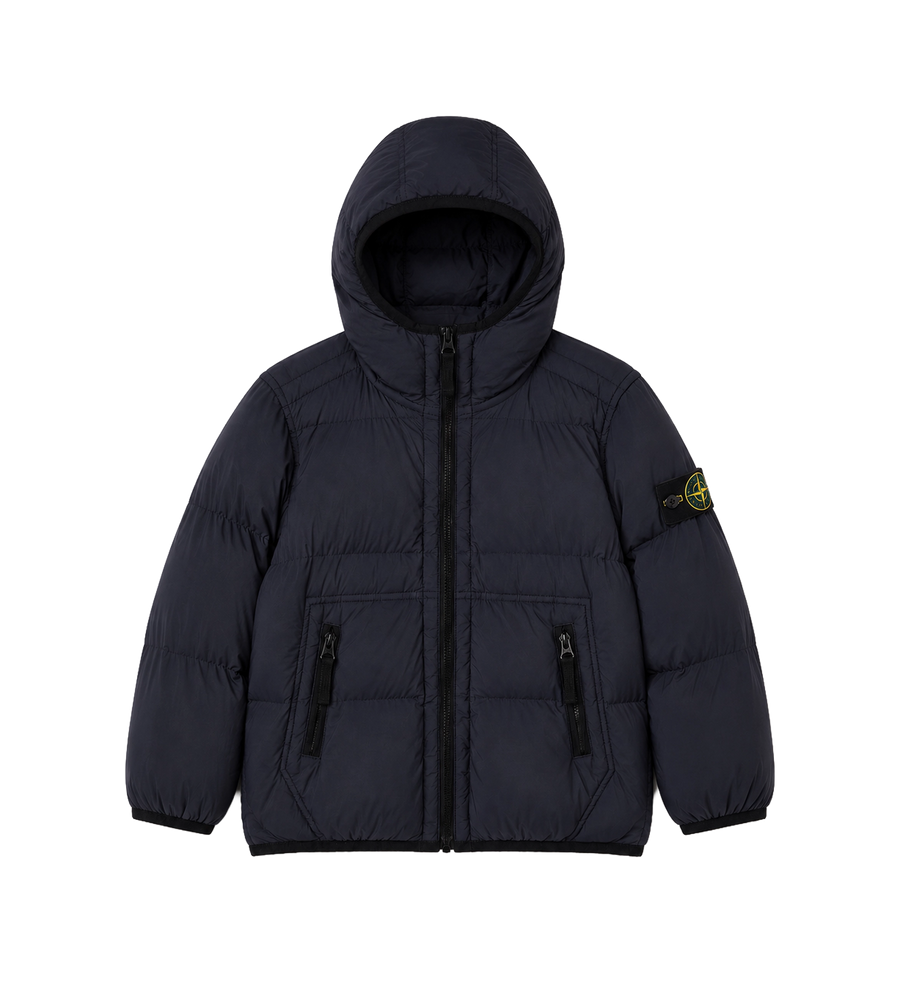 Kids Korte Parka Marineblauw