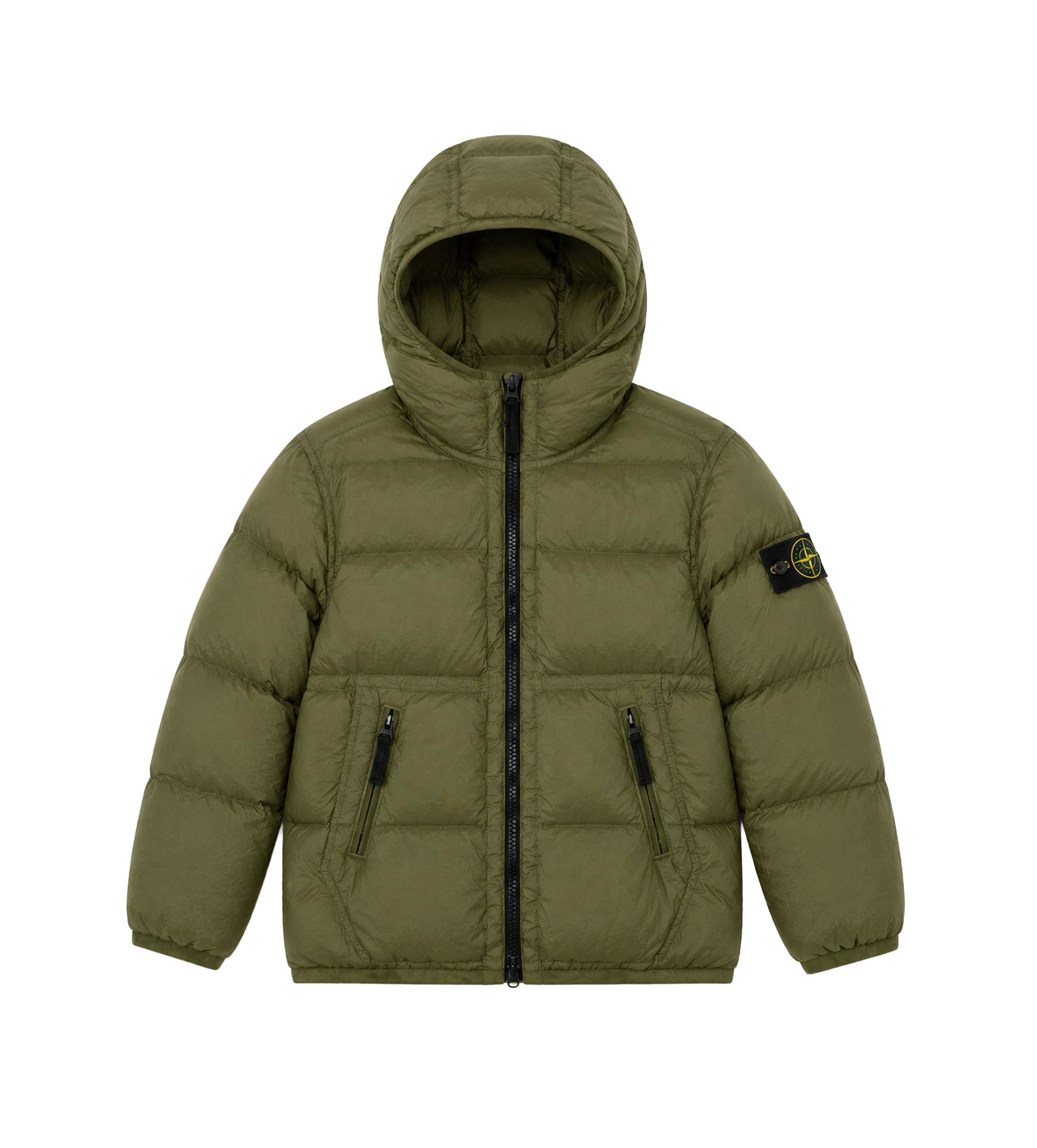 Kids Korte Parka Militair Groen