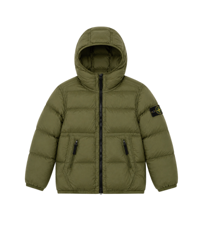 Kids Korte Parka Militair Groen
