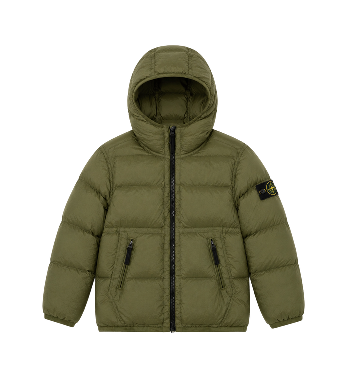 Kids Korte Parka Militair Groen