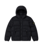 Kids Donsjack met capuchon zwart