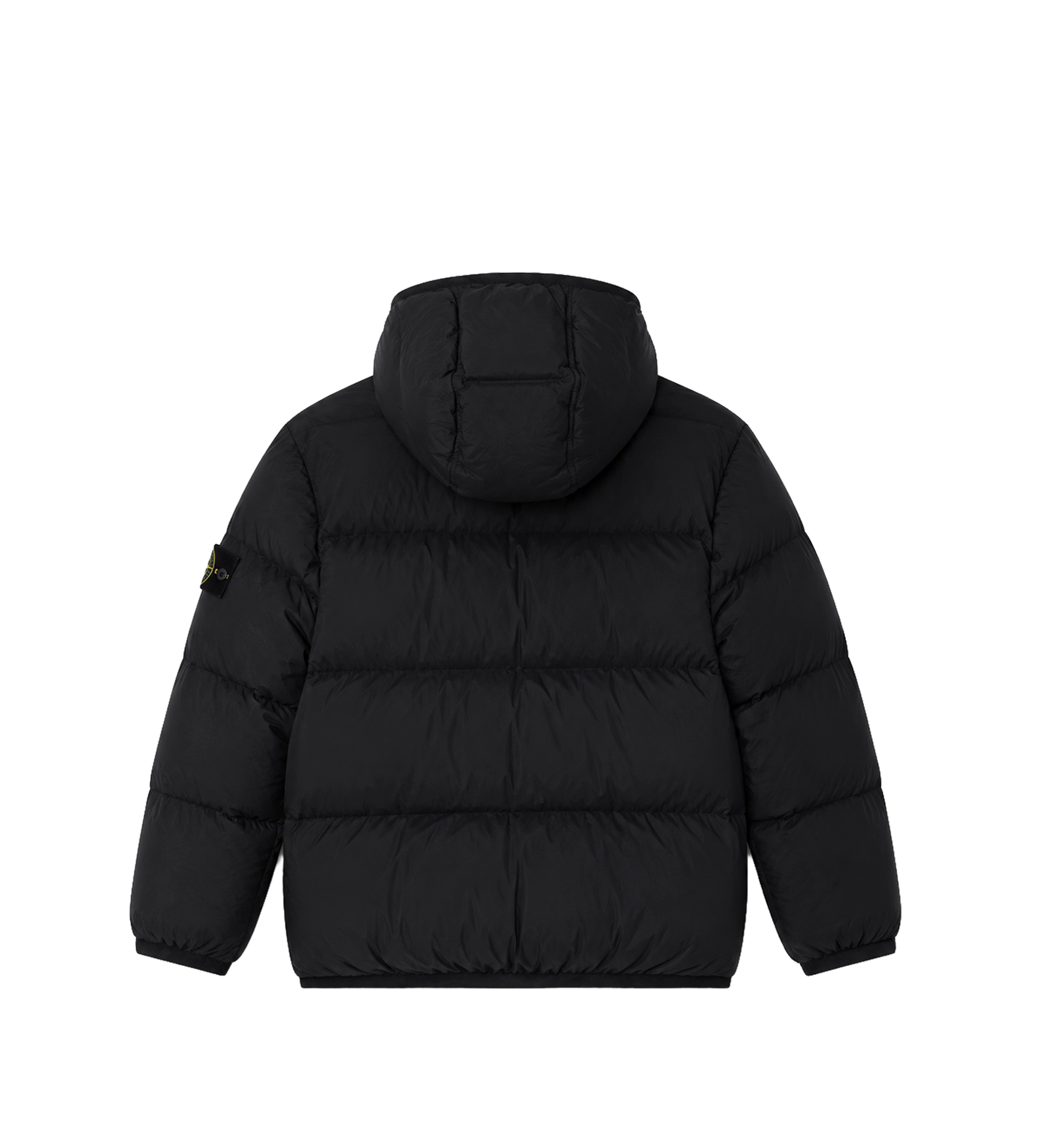 Kids Donsjack met capuchon zwart