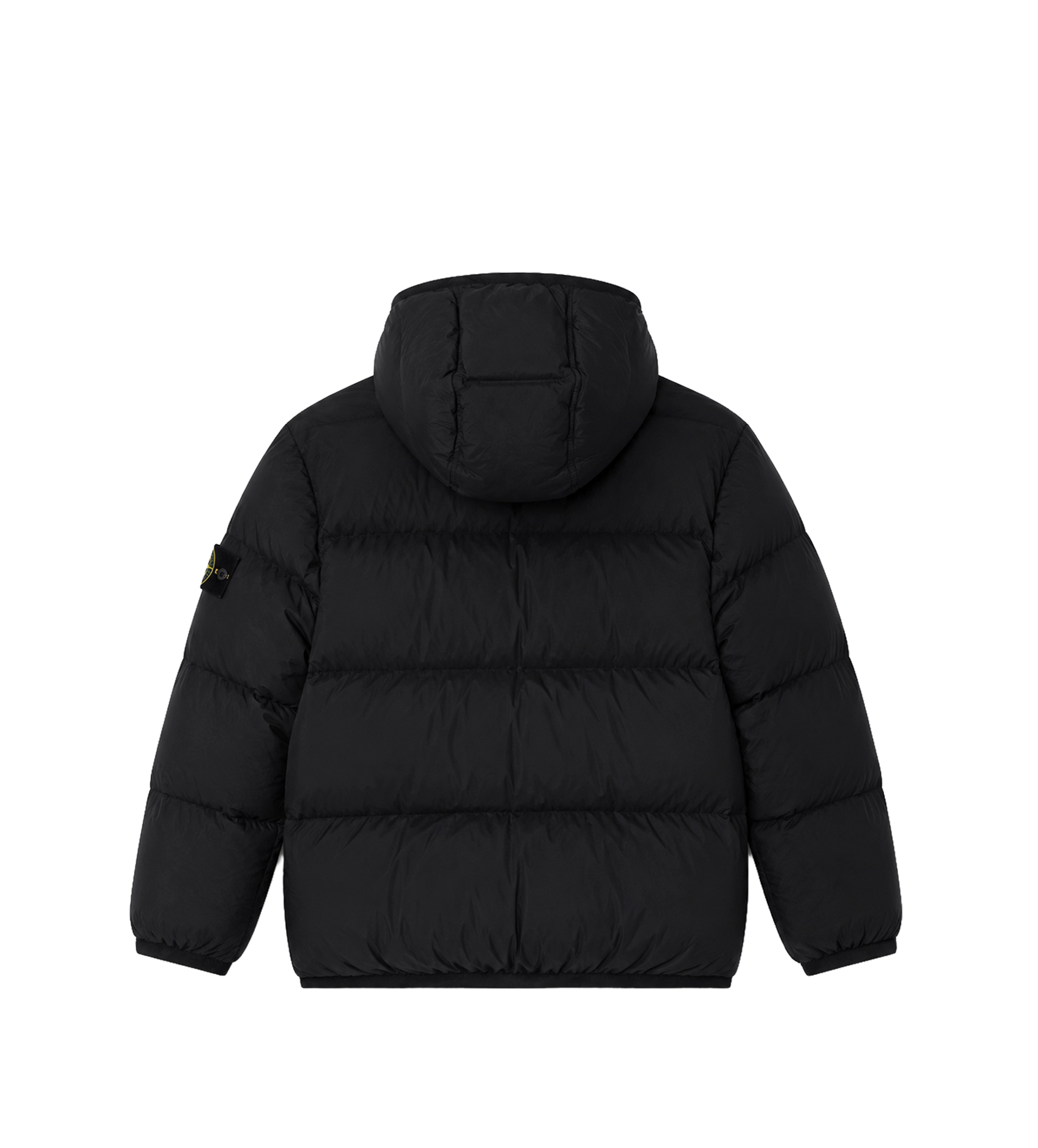 Kids Donsjack met capuchon zwart