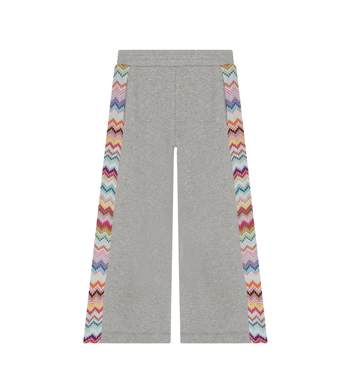 Kids Zigzag Glitterbroek Grijs