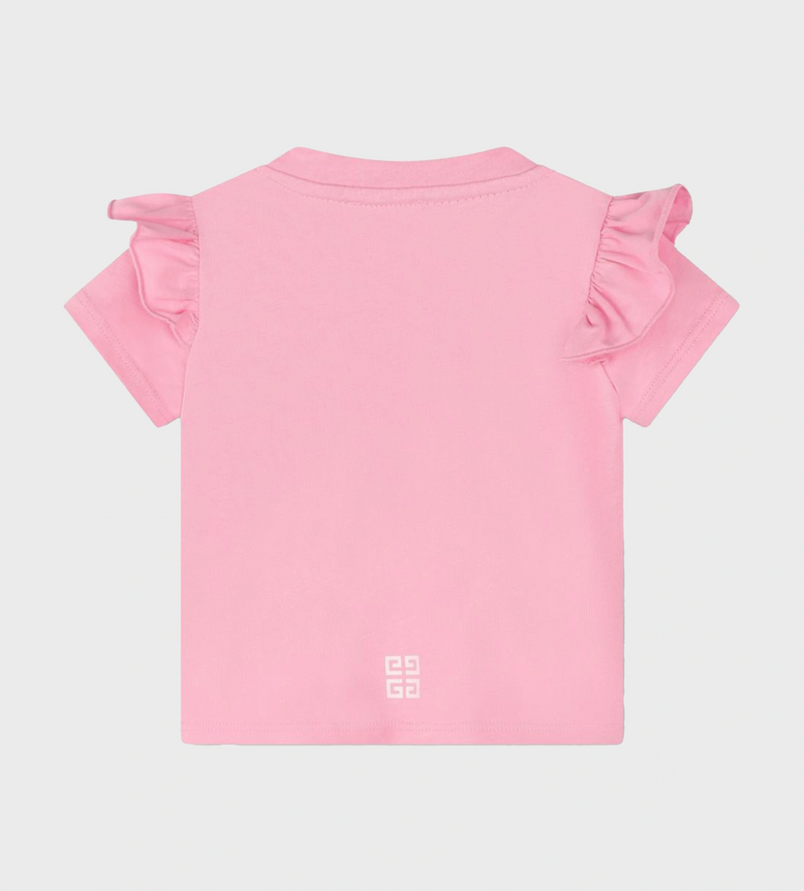 Ruffled T-Shirt Pink