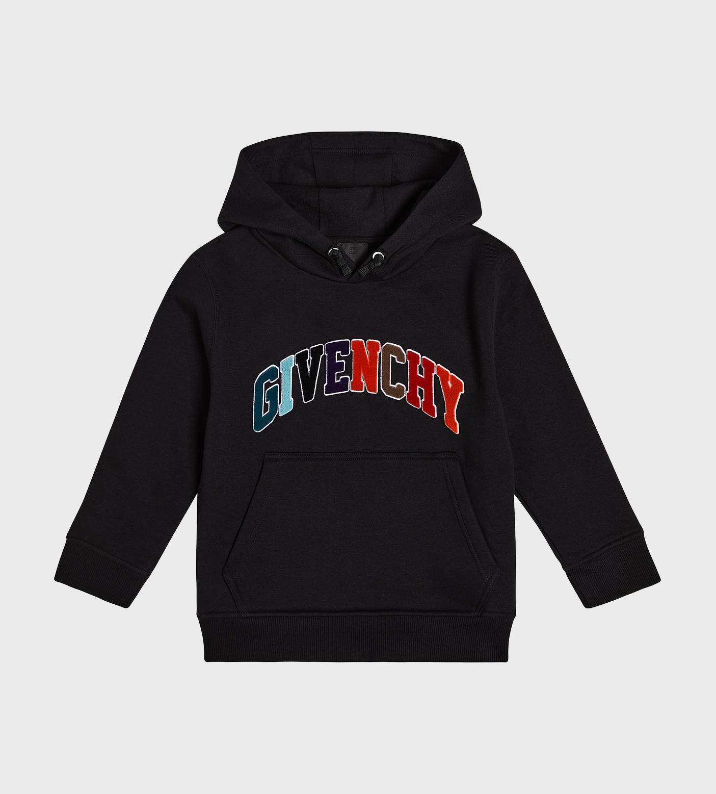 Logo-Appliqué Cotton-Blend Hoodie Black