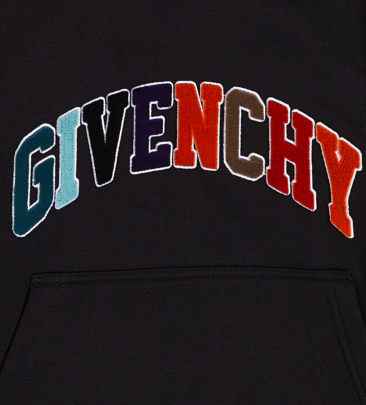Logo-Appliqué Cotton-Blend Hoodie Black