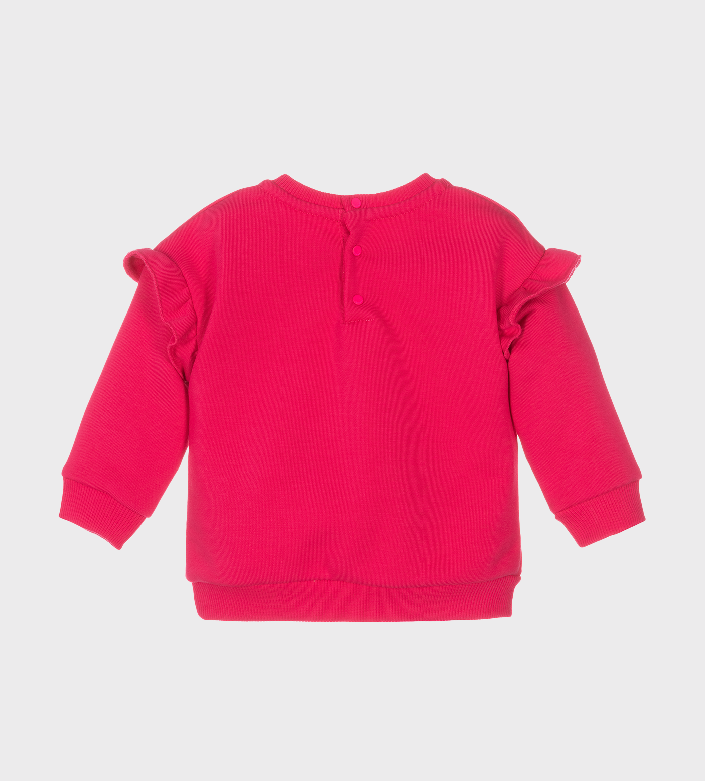 Baby Sequinned-Logo Sweatshirt Pink
