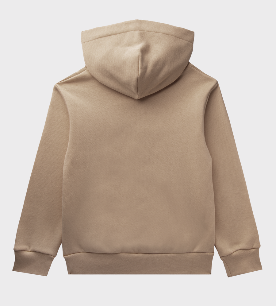 Logo Hoodie Trench Coat