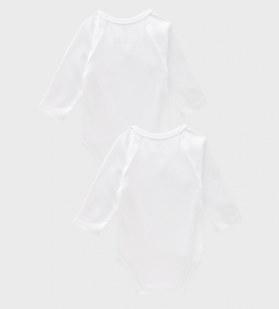 Baby Romper Kroon Set in Wit
