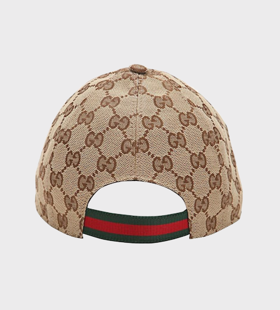 Original GG Canvas Cap Brown