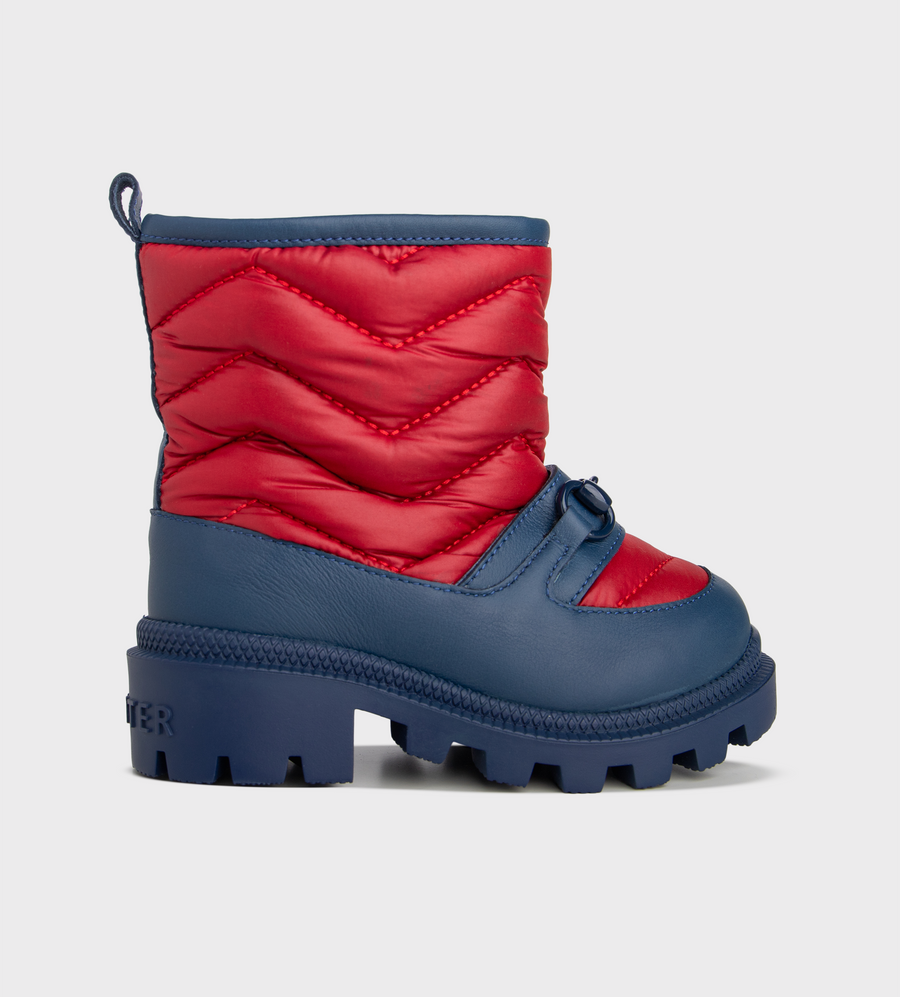 Padded Boots Red Blue