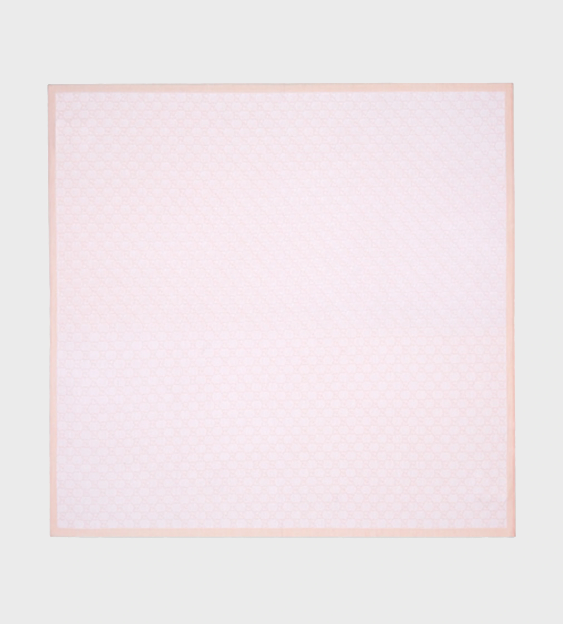 GG Pattern Wool Blanket Pink