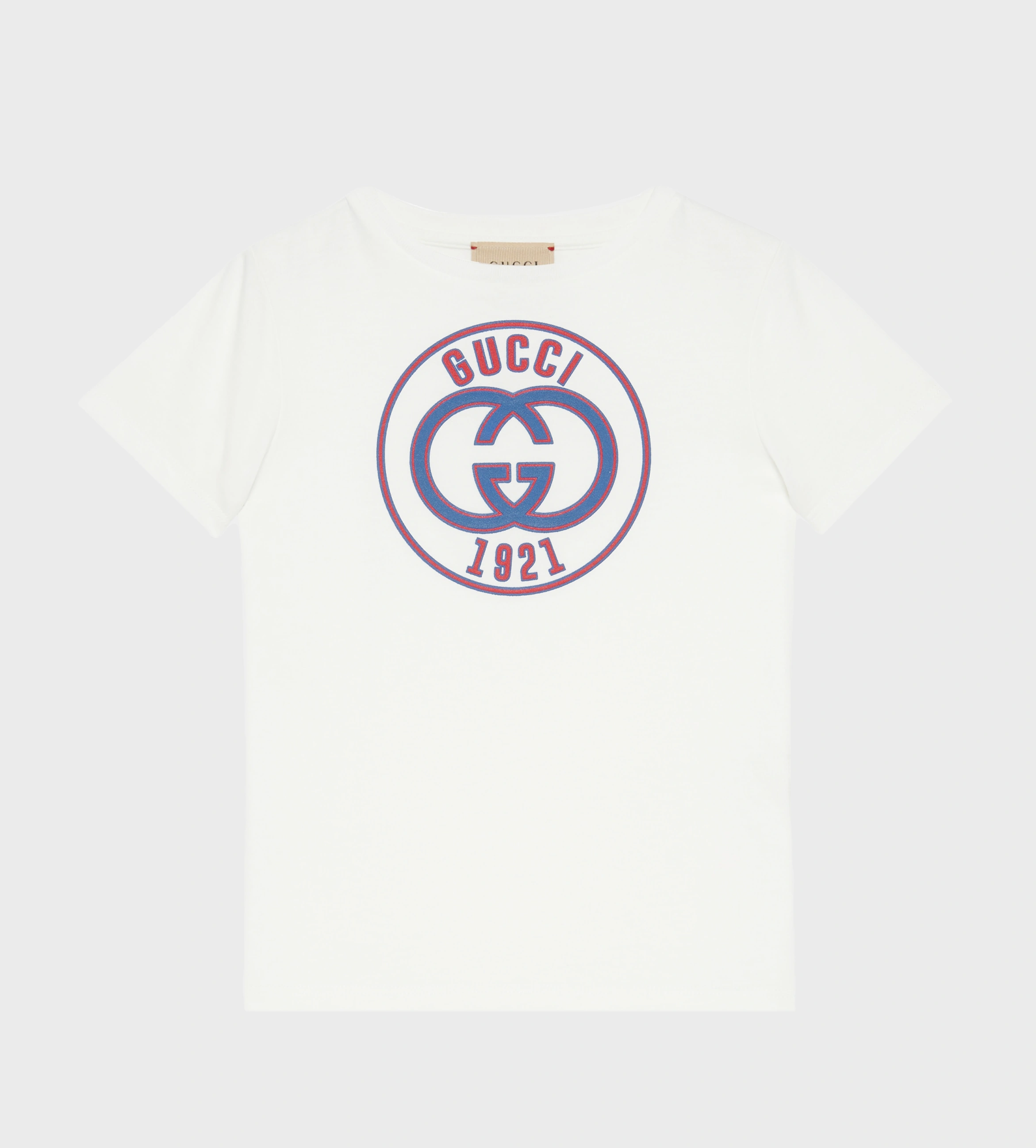 Interlocking G Logo Print T-shirt White