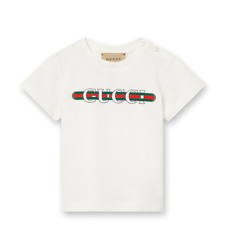 Baby Logo Print T-shirt White