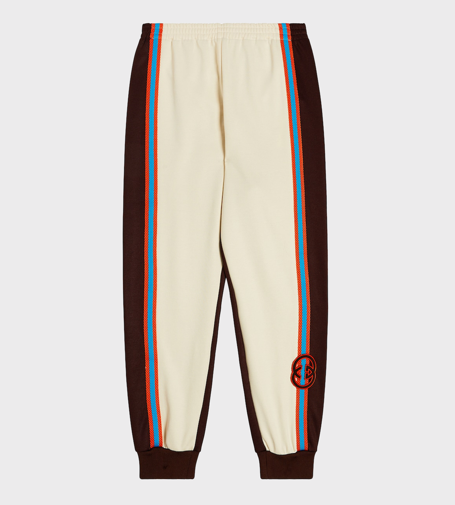 Technical Jersey Jogging Trousers Chocolate