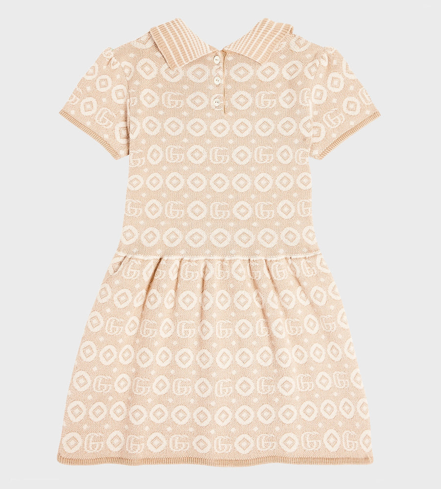 Baby Double GG Dress Toffee