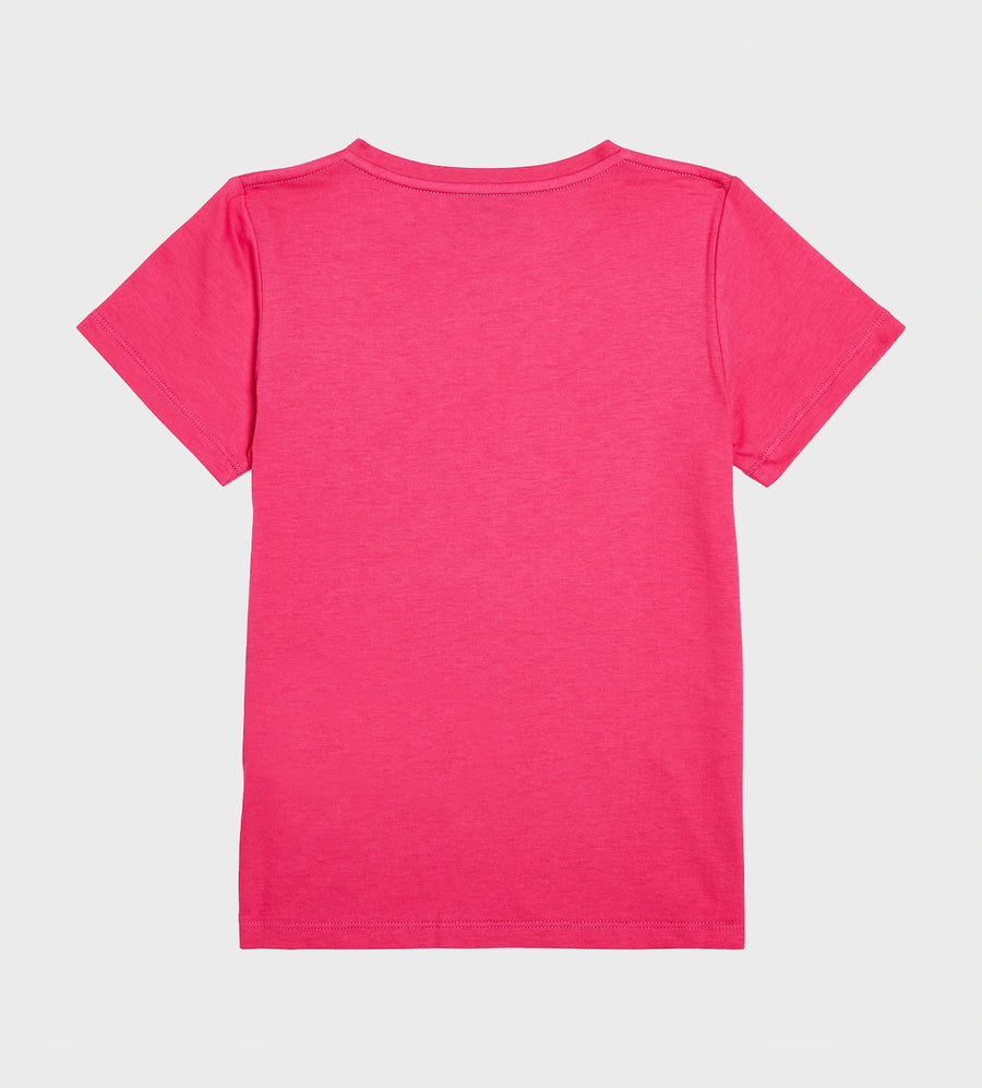 Printed Jersey T-Shirt Fuchsia