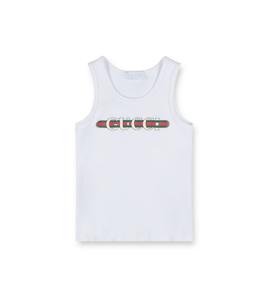 Logo Tank Top White