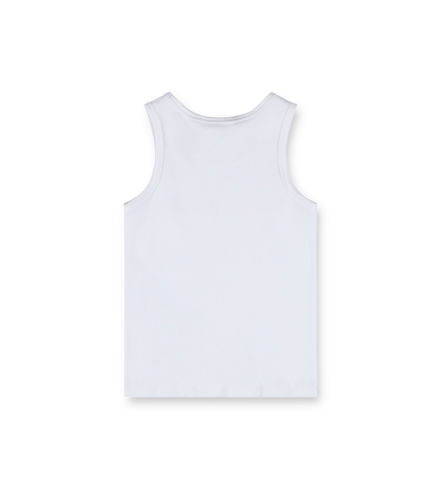 Logo Tank Top White