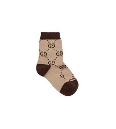 Baby GG Sokken Beige/Ebbenhout