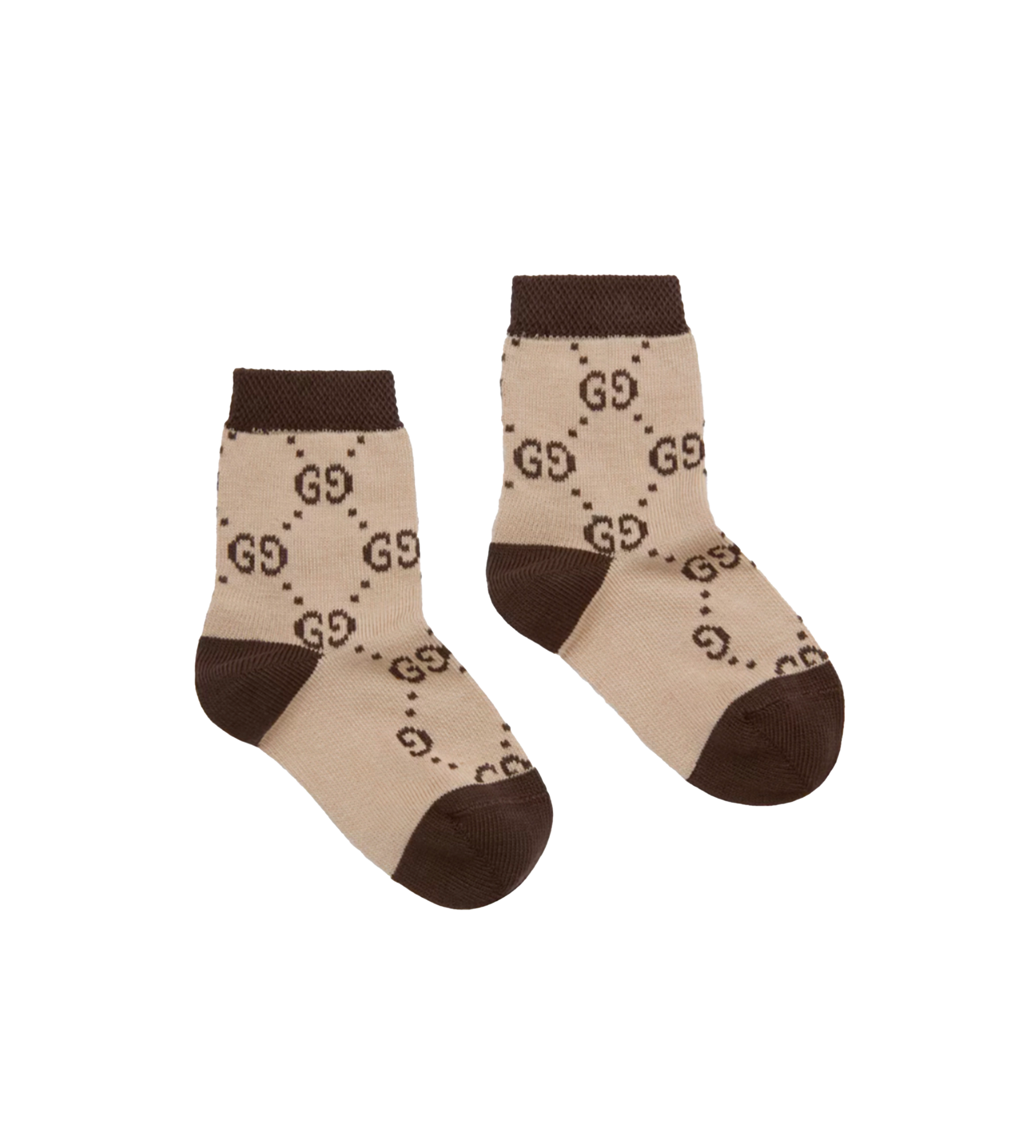 Baby GG Sokken Beige/Ebbenhout