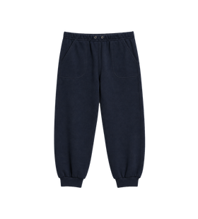 Kids Katoenen Broek Donkerblauw
