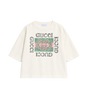 Kids T-shirt Met Logoprint Wit