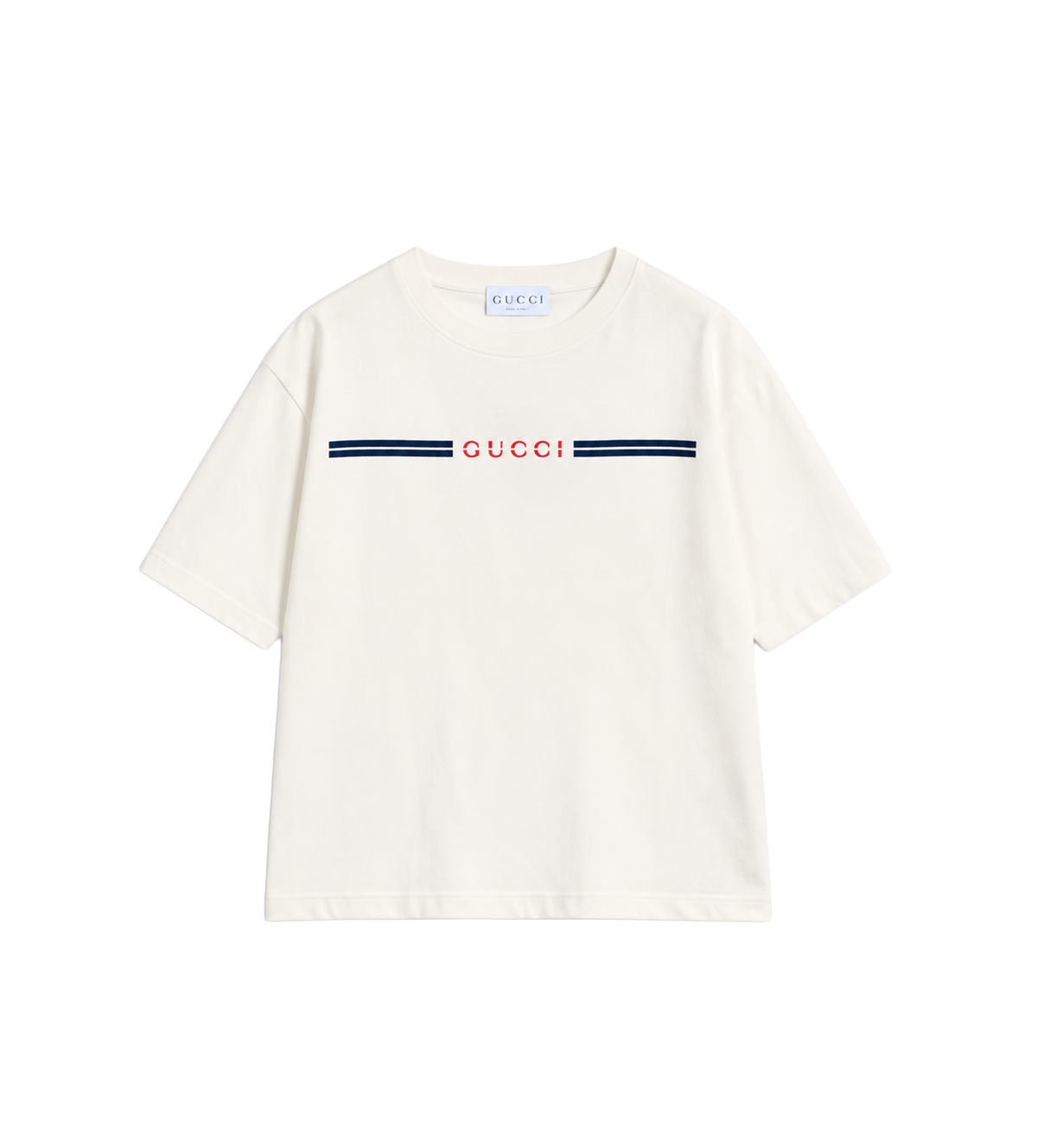 Kids Katoenen T-shirt Met Print Wit