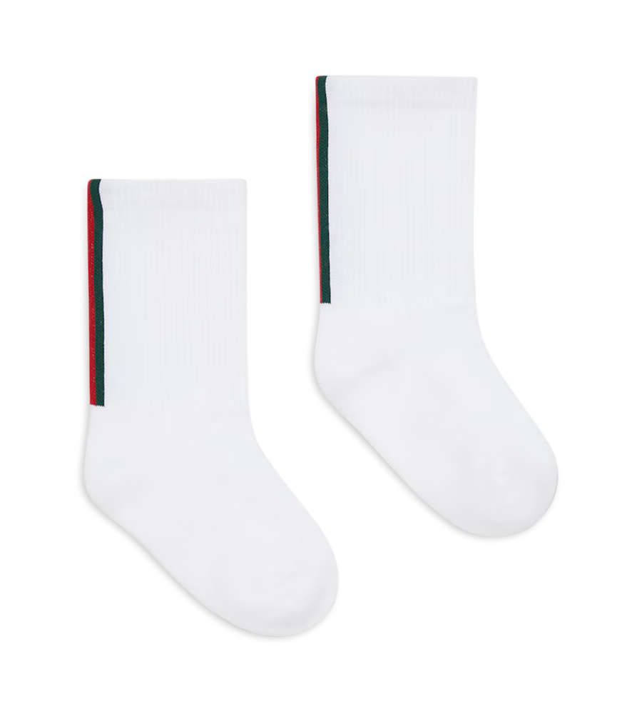 Socks with Web White