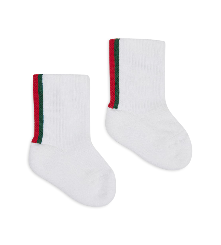 Baby Socks with Web White