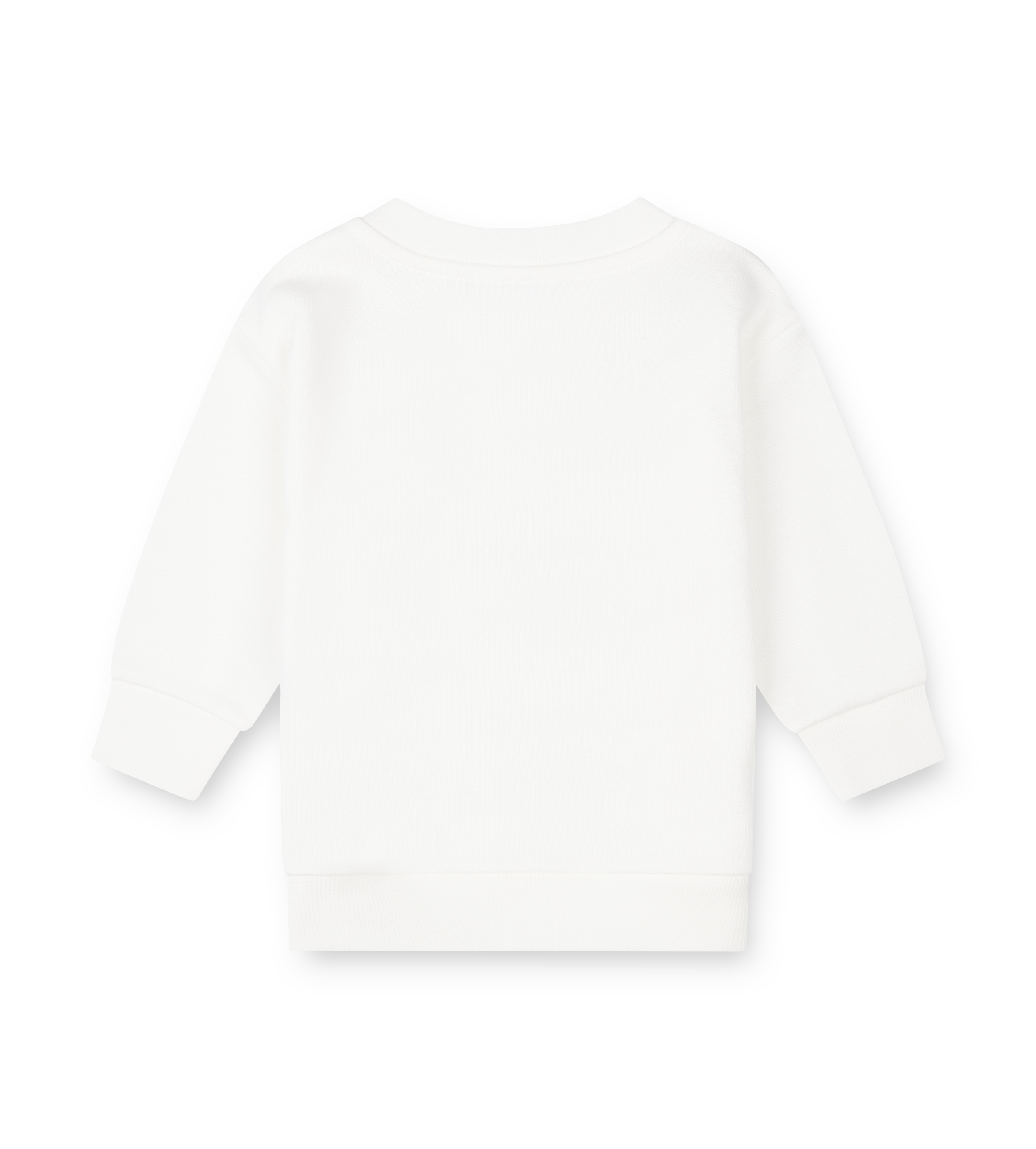 White sweatshirt backshot 

