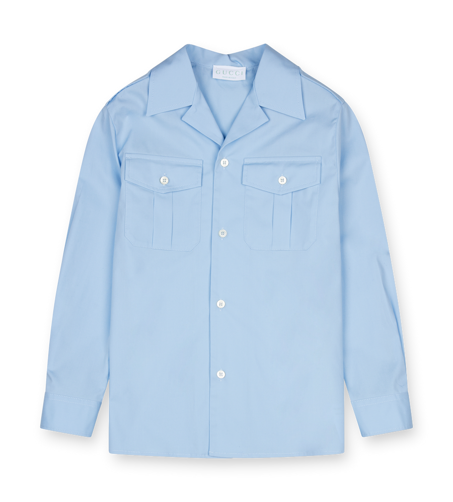 Gucci Button-Up Cotton Shirt – Pope Serenity (Kids)
