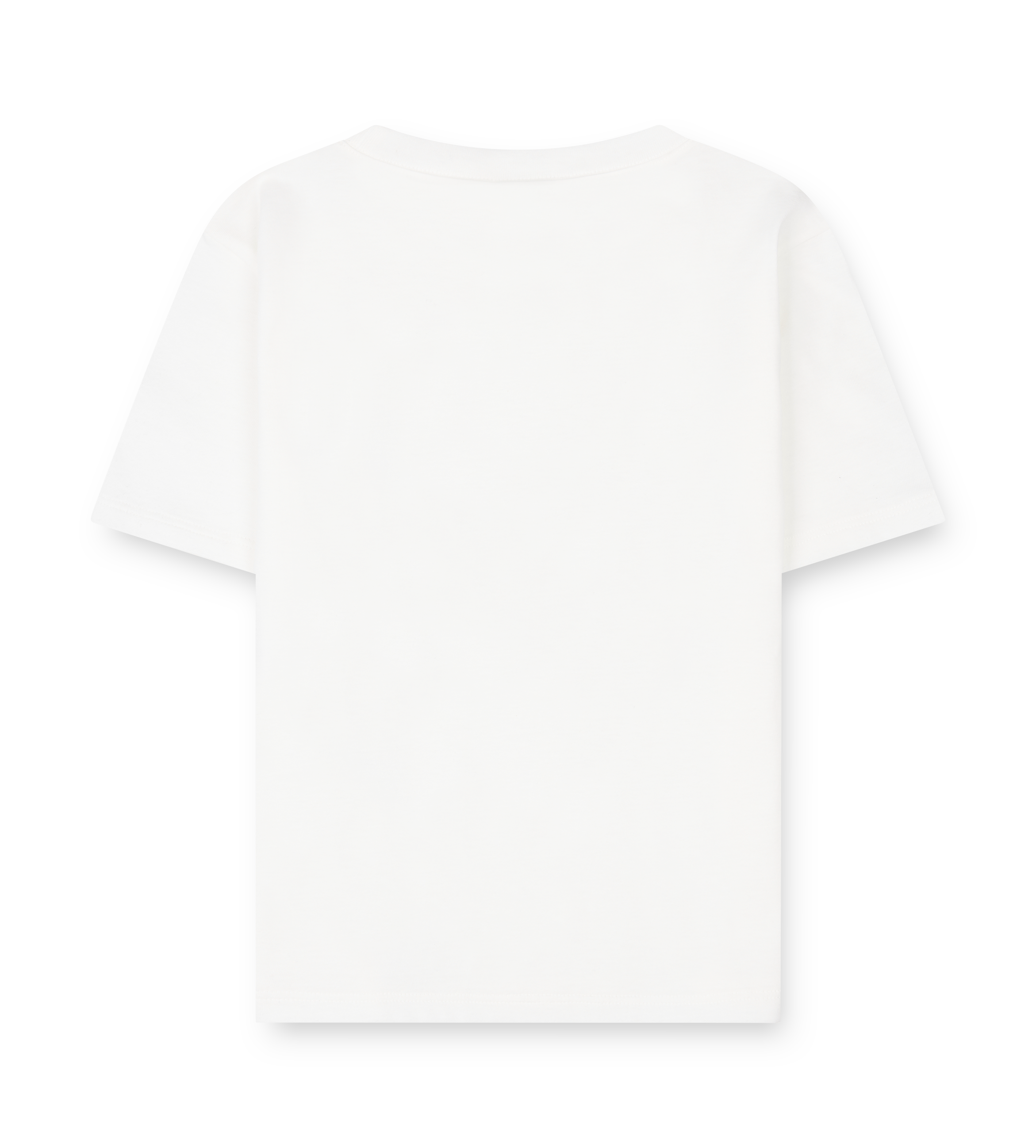 White t-shirt with Gucci logo and graphics on a white background

Details