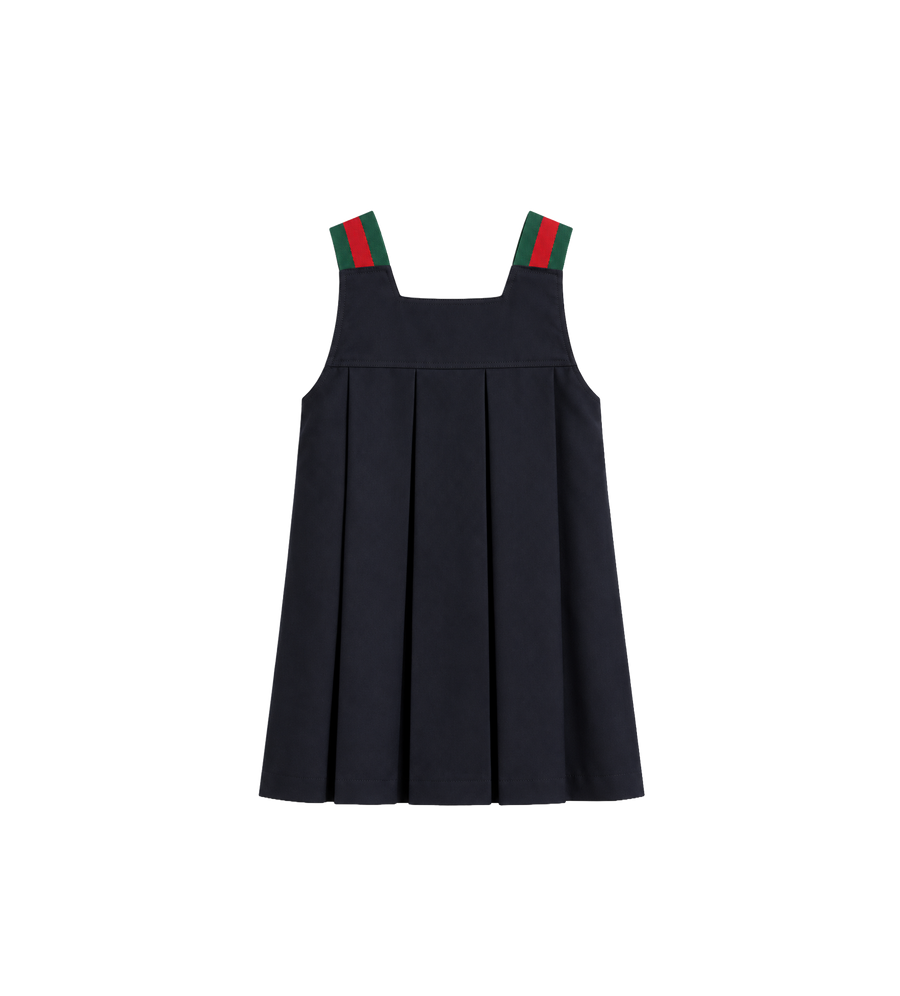 Kids Wool Dress Dark Blue