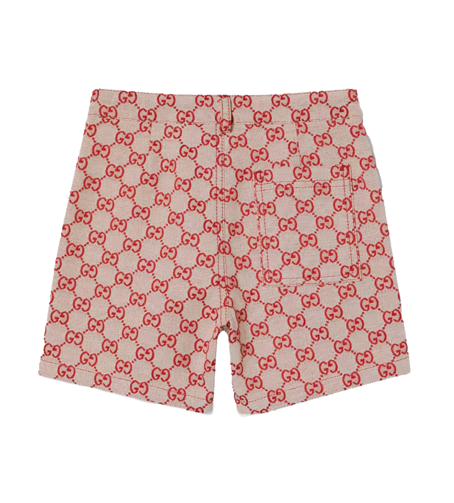 Gucci GG Canvas Shorts in Red (Kids)