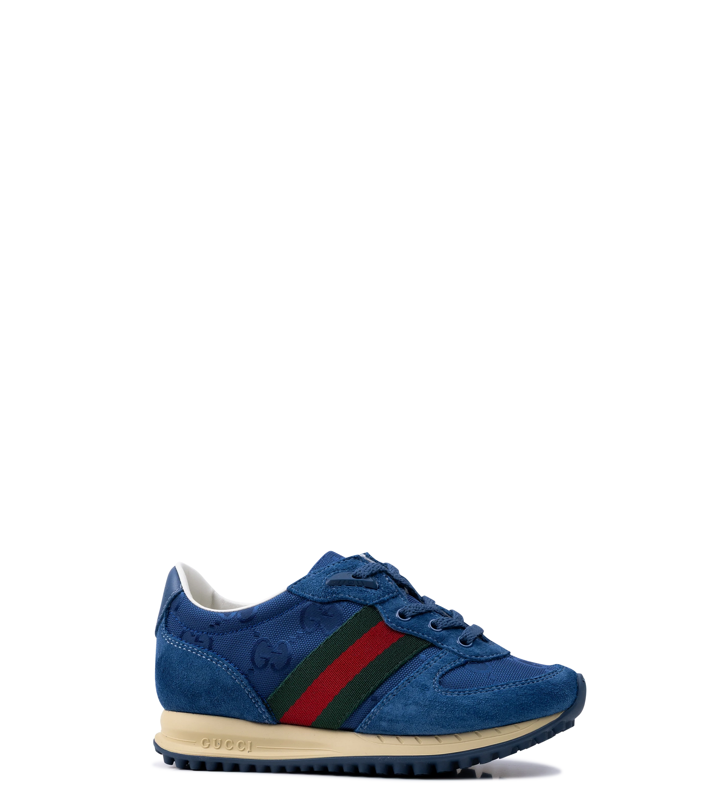 Gucci Re-Motion leersuède Sneakers in blauw (TD)