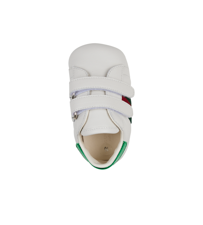 white Gucci Signature Stripe sneakers 