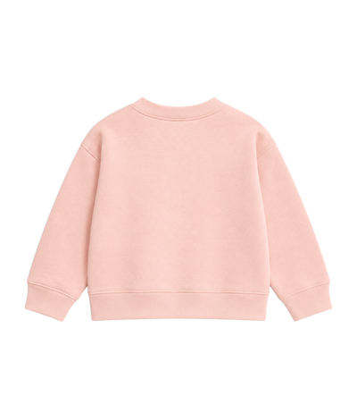 Kids Katoenen Sweatshirt Met Print Lichtroze