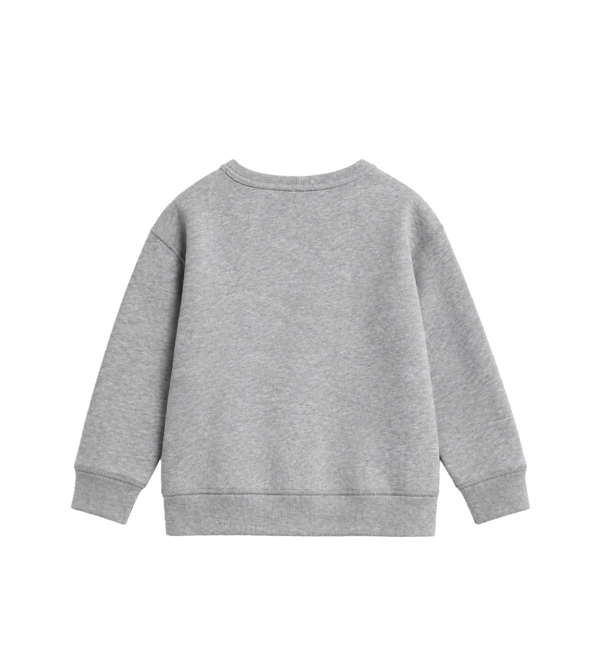 Kids Sweatshirt With Cat Print Melange Grey