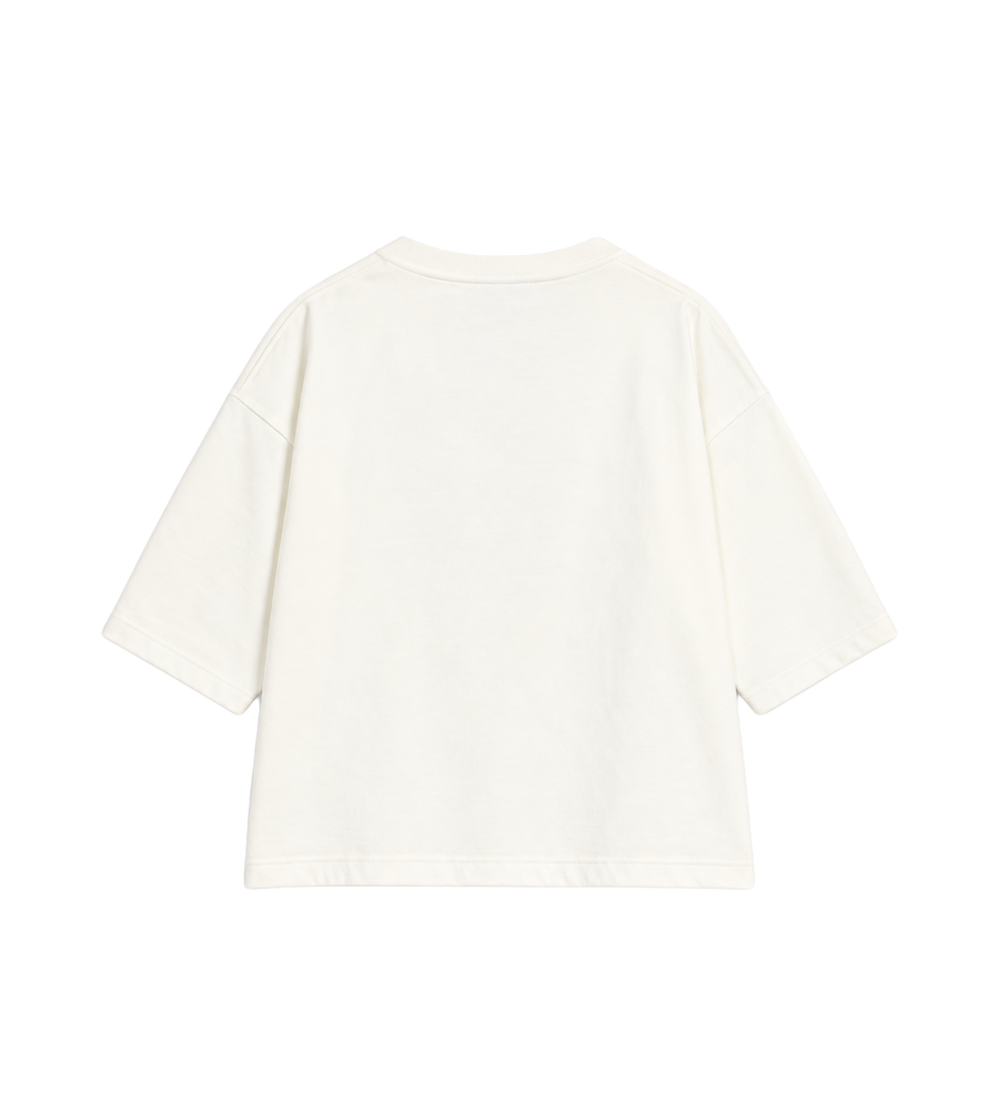 Kids T-shirt Met Logoprint Wit