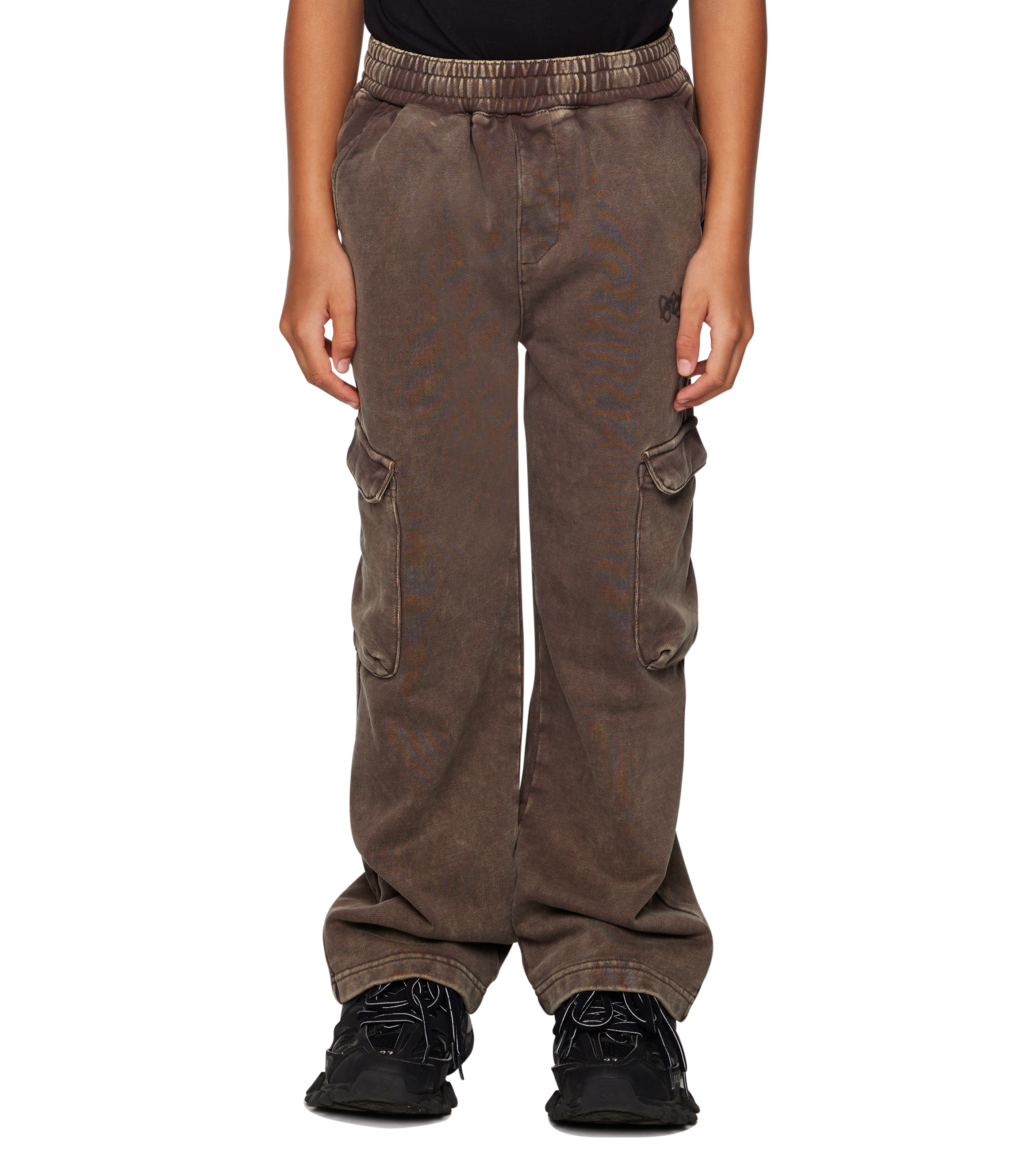 Circles Straight Leg Washed Brown