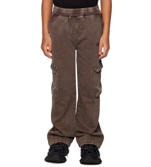 Circles Straight Leg Washed Brown