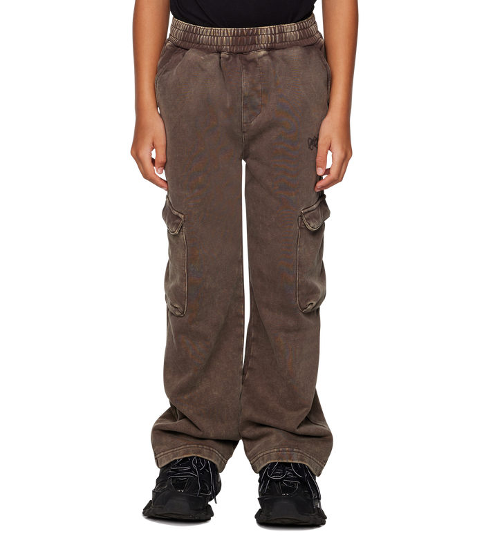Circles Straight Leg Washed Brown