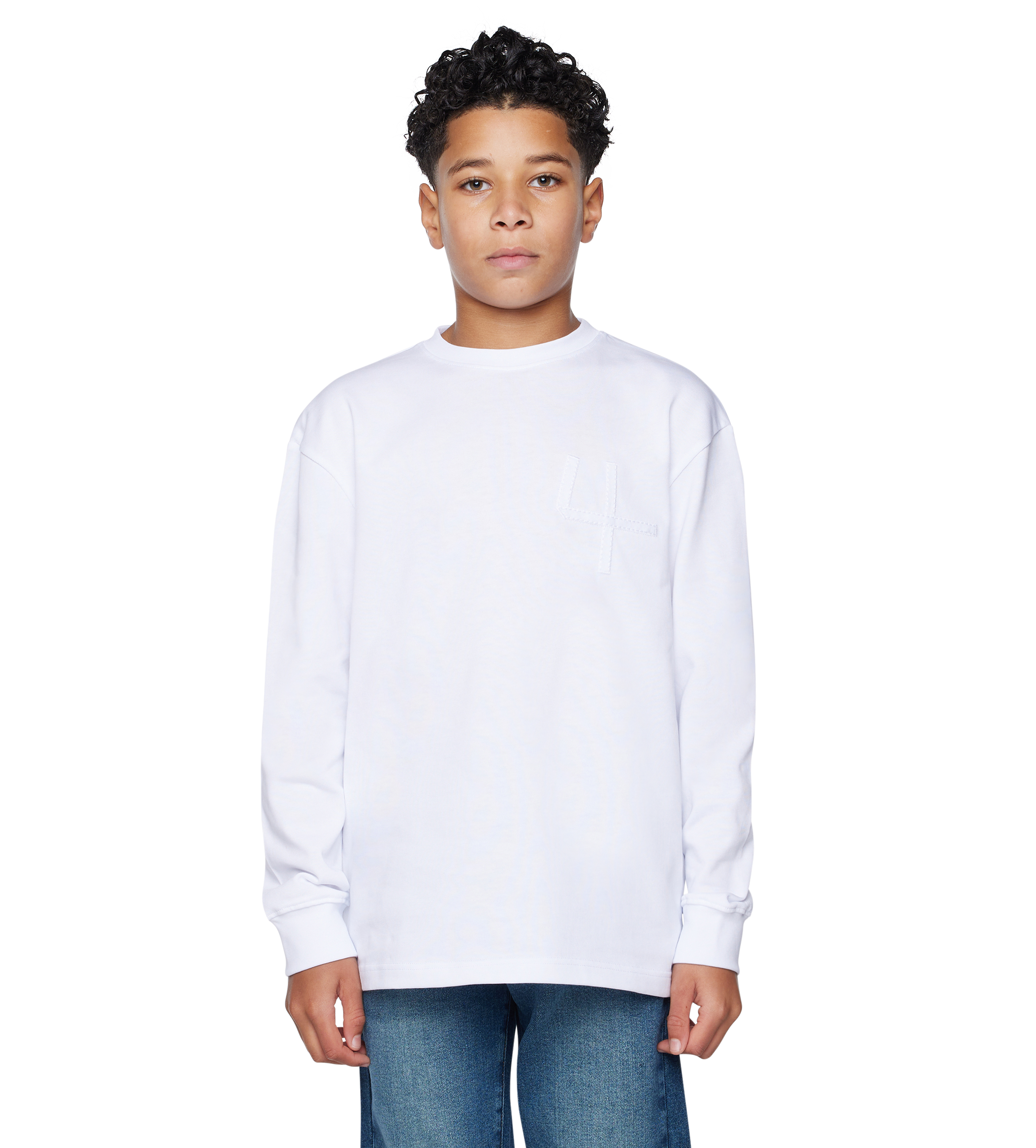 Beltloop Longsleeve White