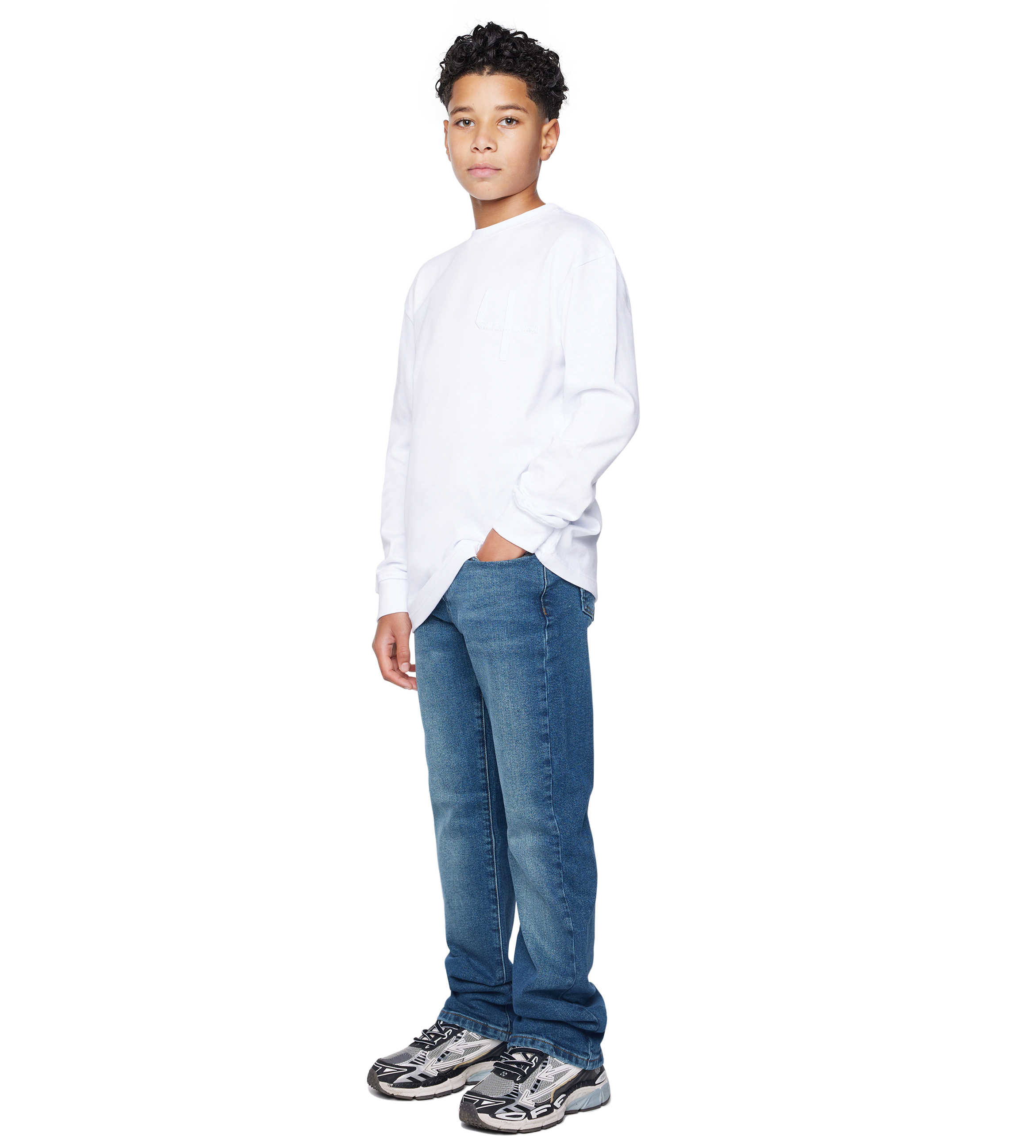 Beltloop Longsleeve White